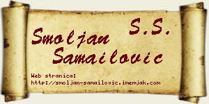Smoljan Samailović vizit kartica
